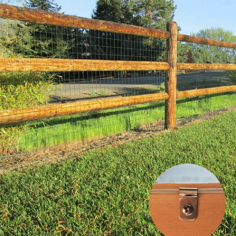 Clamp Fence Iron Wire Fence Clamp Sleek And Practical Design Application Convenient Screw On Design High Quality Stainless Steel