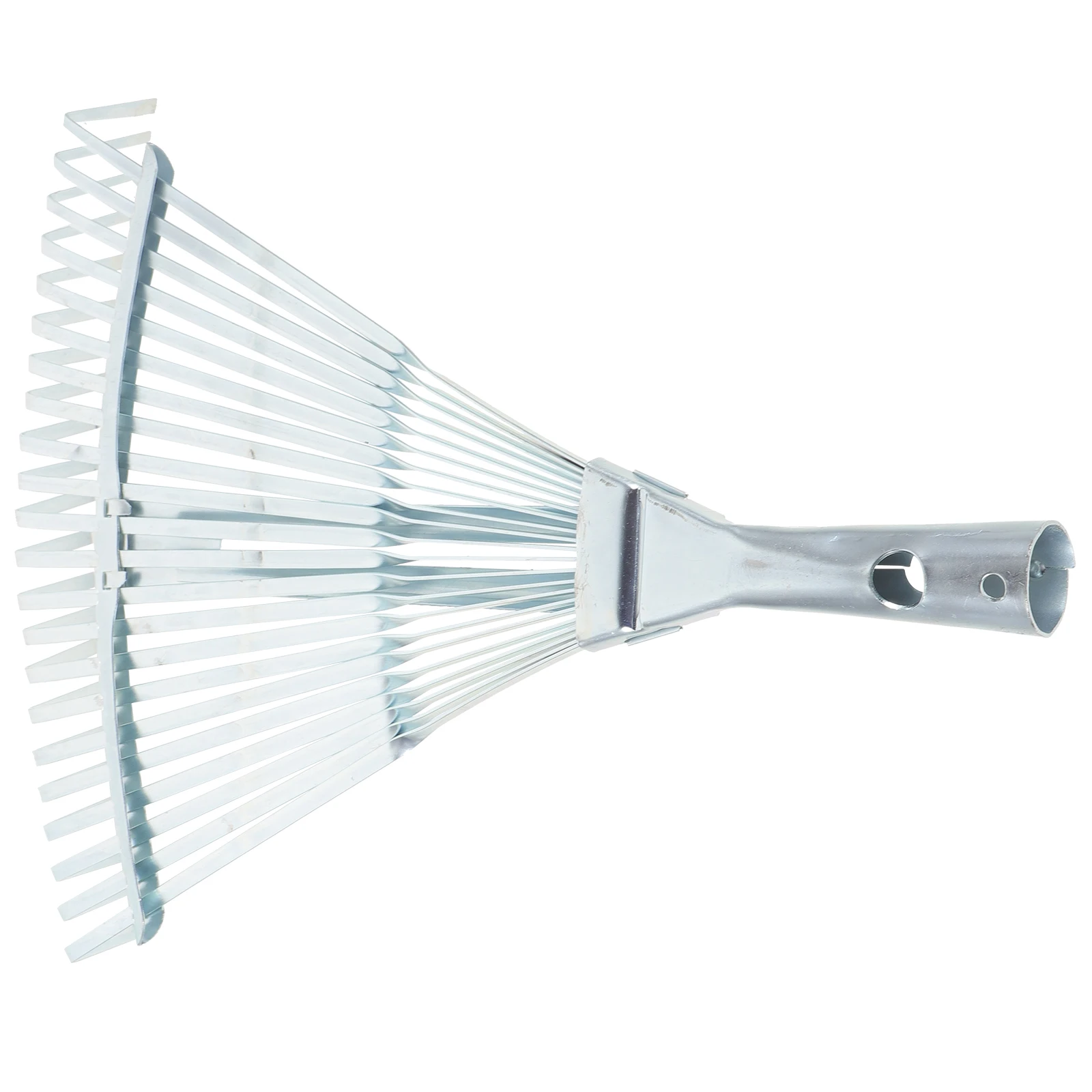 

Telescopic Electroplating Grass Rake 22 Teeth Metal Leaf Rake for Garden Lawn Yard Adjustable Portable rake head replacement