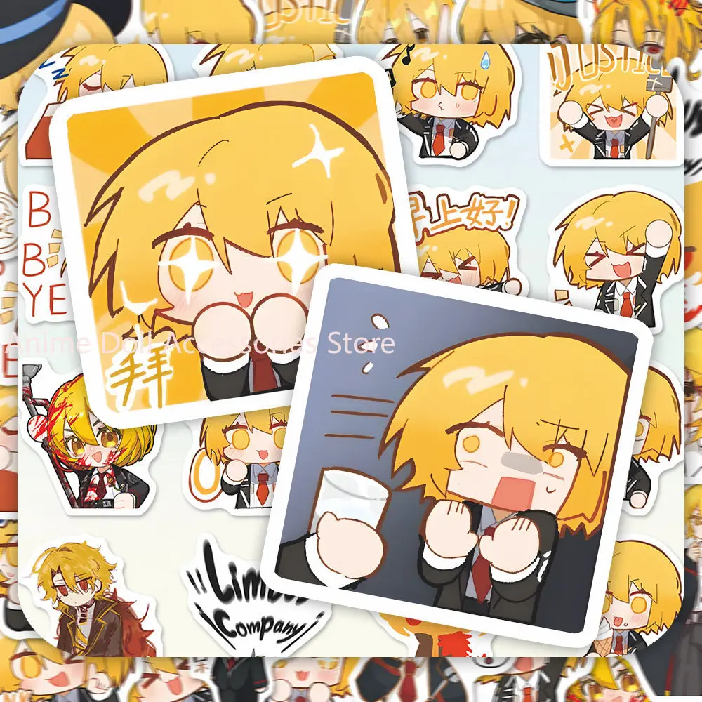 

52PCS Limbus Company Don Quixote Anime Sticker Cartoon Graffiti Decals Helmet Skateboard Laptop Motorcycle Sticker Decor