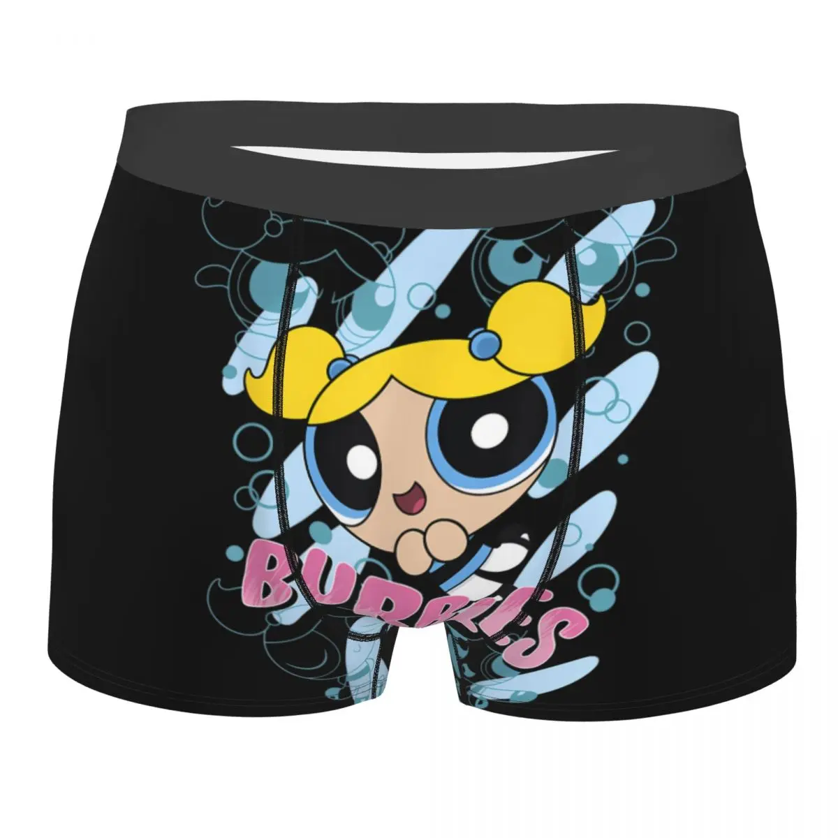 

Мужская мода мультфильм анимация Powerpuff нижнее белье для девочек трусы-боксеры мужские эластичные шорты трусы