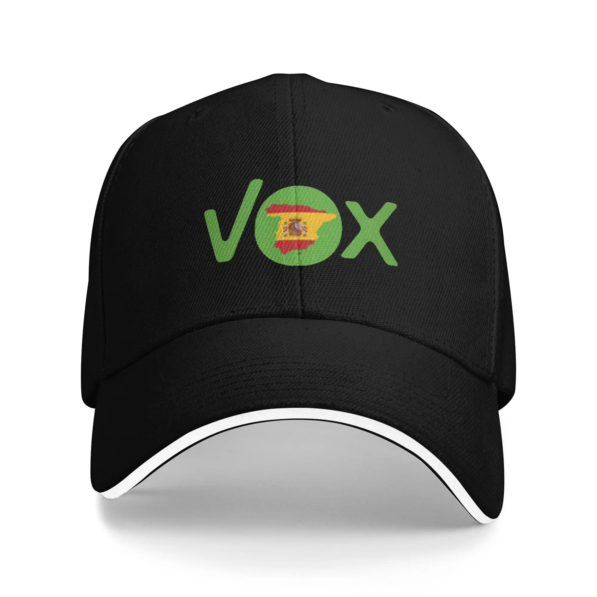 Collection 6 Different Pics Vox Spain Flag Hunting Baseball Caps For Mens  Adult Snapback Cap For Women Summer Coquette Hat