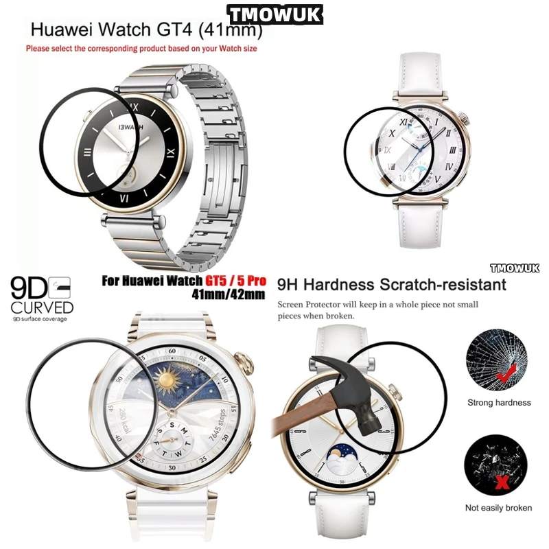 

For Huawei Watch GT4 46mm GT5 41mm Watch5 46mm 42mm Protective Soft TPU Film