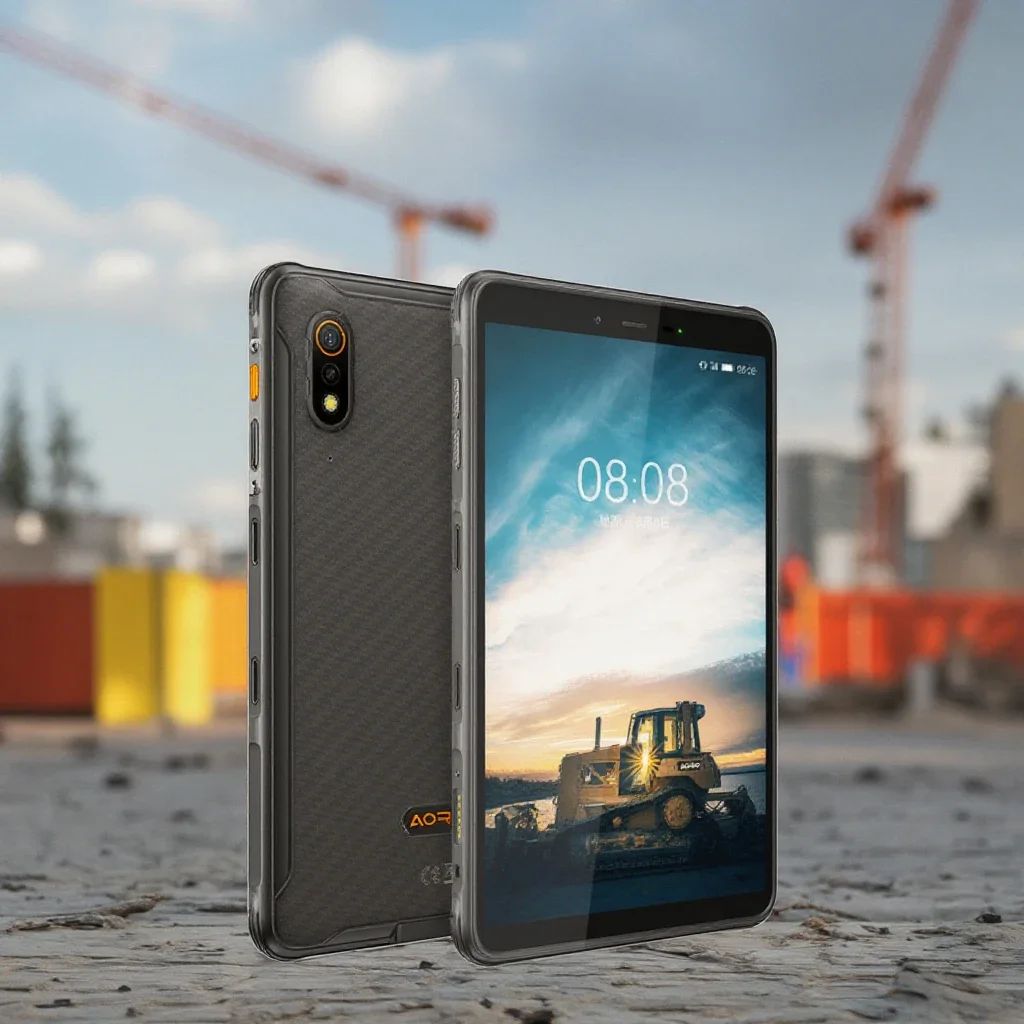

2025 New Aoro P100 8 Inch Android Industrial Tablet PC IP68 Waterproof Handheld PDA With Octa Core 4G Network MTK Processor