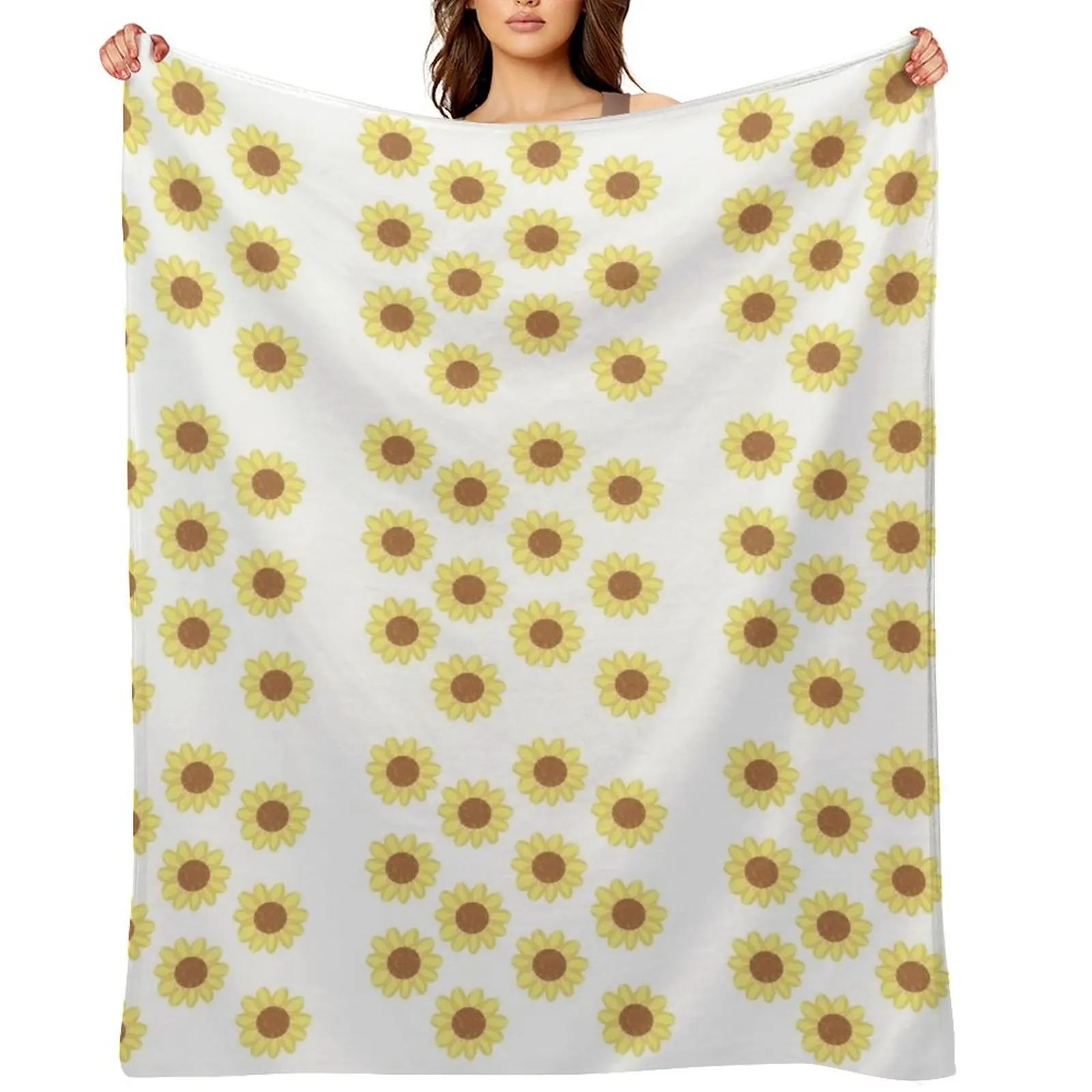 

sunflower Throw Blanket Hairys Cute Summer Beddings cosplay anime Blankets