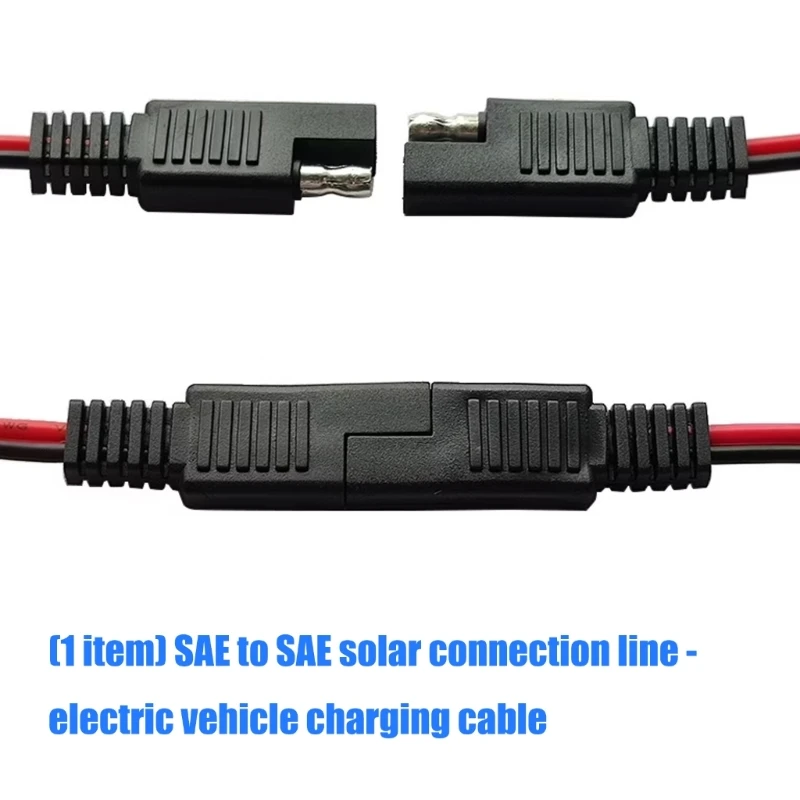 Solar Panel SAE Charging Cable Design for Efficient Power Transfer Safety Use