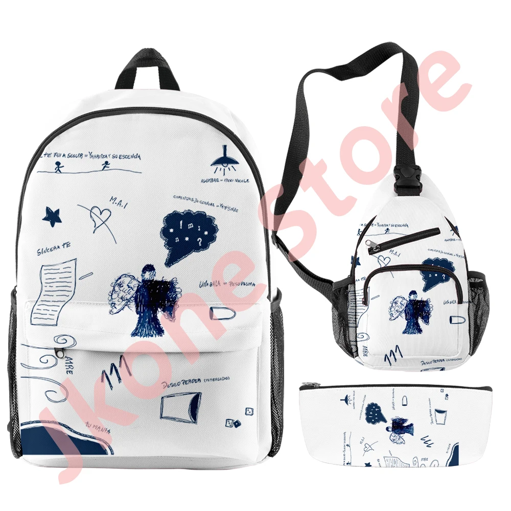 Milo J 111 Album Merch Backpack Set Singer Tour Print Bags Unisex Fashion Funny Casual Streetwear