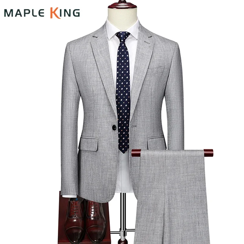 

Best Wedding Suits For Men Coat Pant Design Latest Luxury Brand Costard Homme Mariage Business Social Blazer Jacket Set 2 Pieces