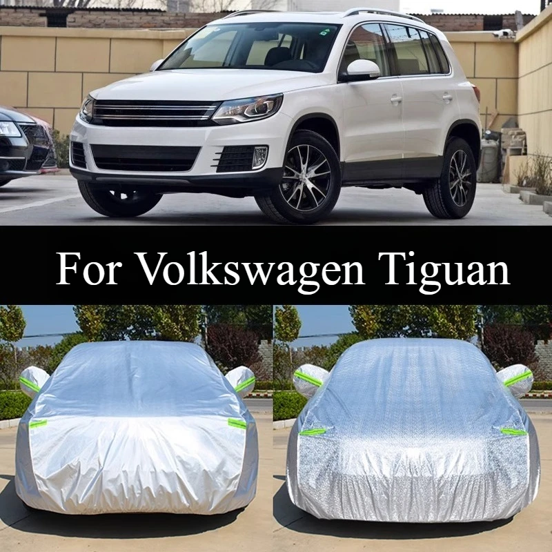 

Специальный автомобильный чехол, солнцезащитный, непромокаемый, теплоизоляционный, пылезащитный для Volkswagen Tiguan, солнцезащитный козырек, аксессуары для интерьера