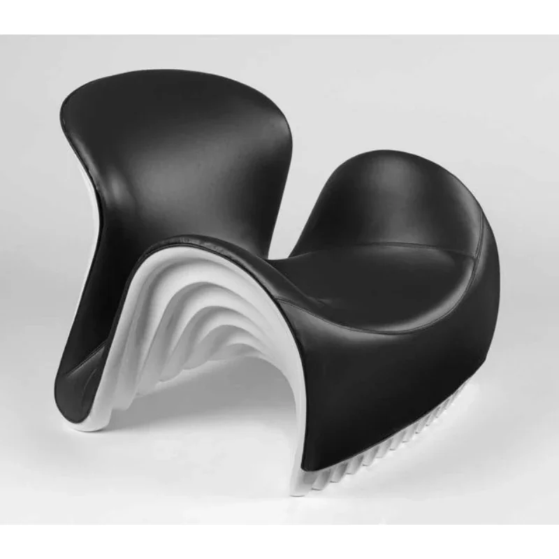 

designer fashion creative twist chair FRP special-shaped leisure chair single Internet celebrity art living room back chair