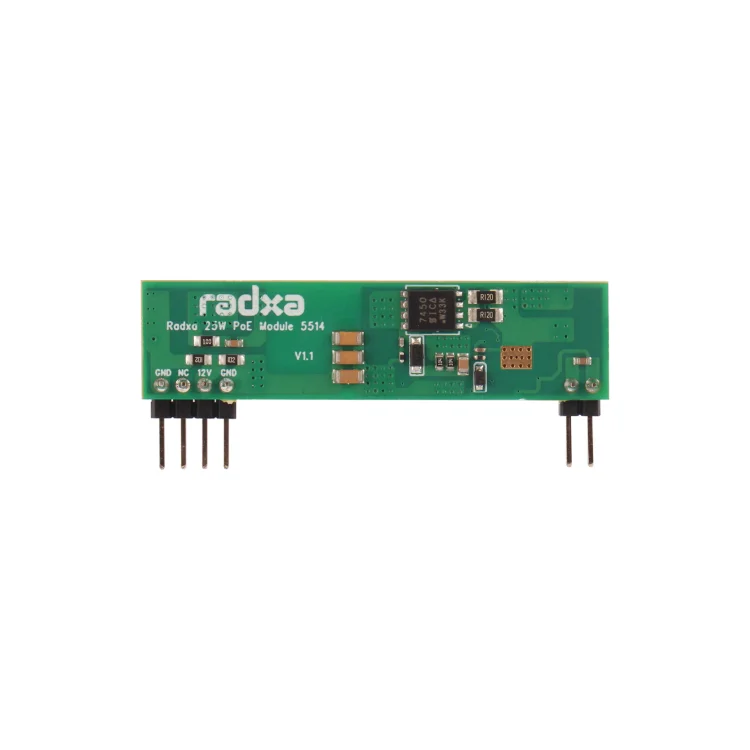Radxa 25W PoE+ Module 5514 Power over Ethernet Module Compatible with 5ITX and Other SBCs