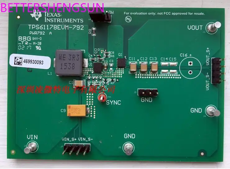 Original TPS61178EVM-792 [EVAL BOARD FOR TPS61178 Development Board Evaluation Board]