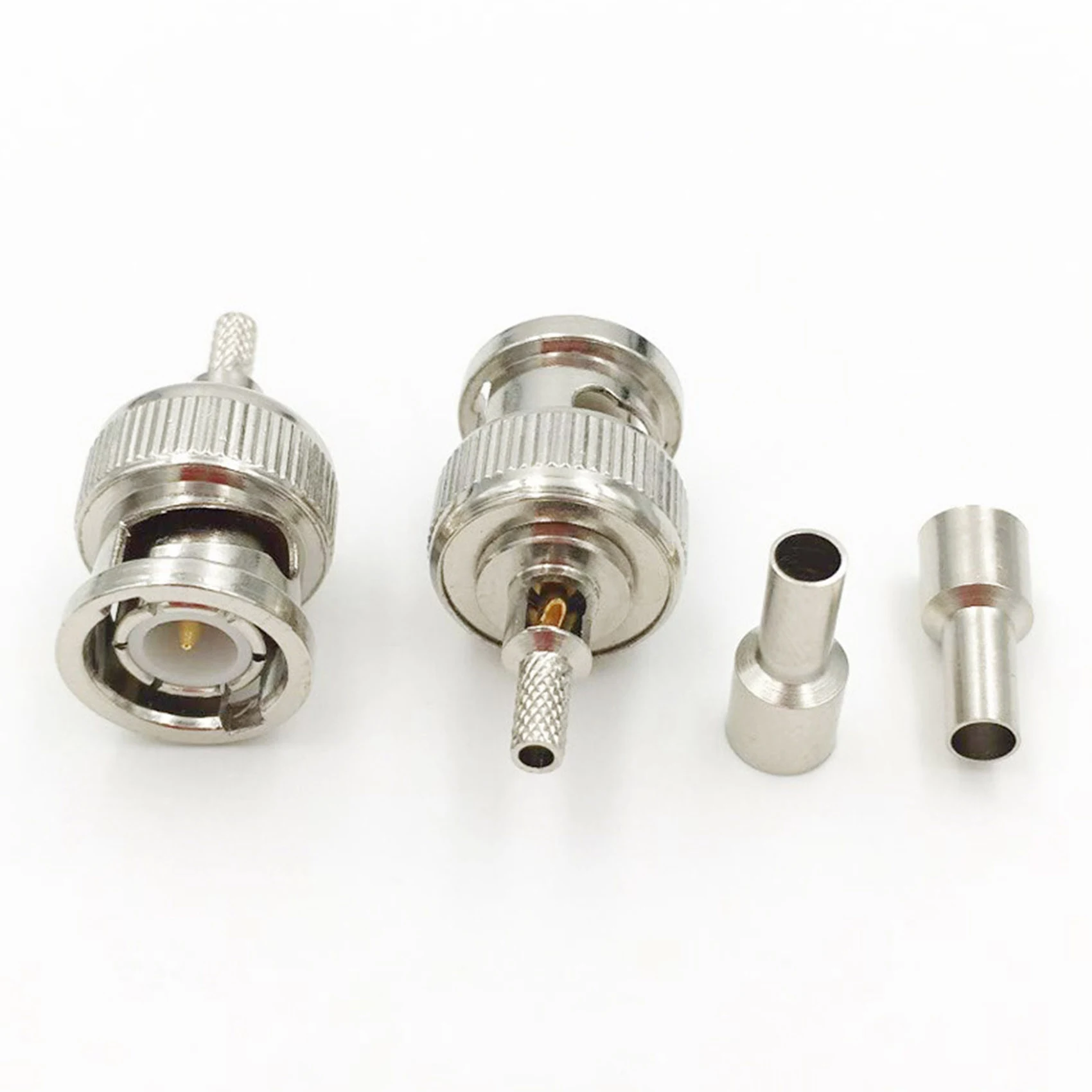 

【Последний шанс!】10 шт. BNC штекер оконный прямой обжим для кабеля RG174 RG316 RG179 АДАПТЕР 50 Ом