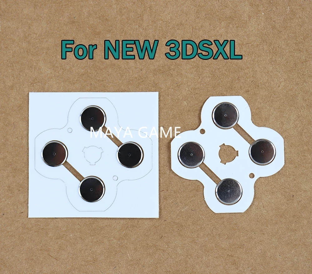 100pcs โลหะ Conductive fIlm D-Pad ABXY ปุ่มสําหรับ 3DSXL 3DSLL 3DS XL LL