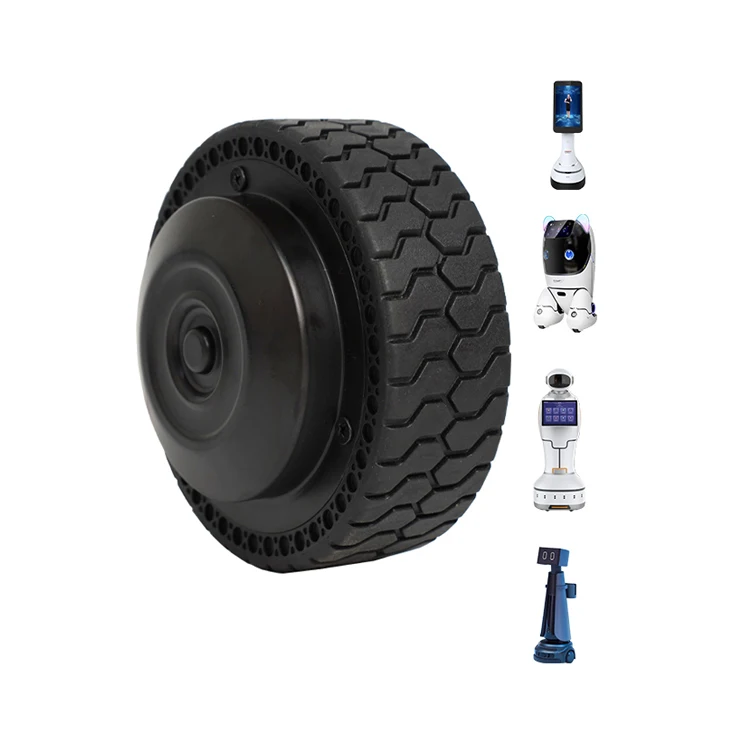 

IP65 Waterproof 5.5 Inch 3.5nm 24V Integrated Driver DC Brushless Wheel Hub Servo Motor for Robot AGV