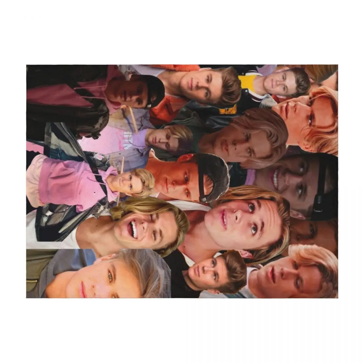 

Owen Joyner Photo Collage Throw Blanket Large Fashion Sofas For Baby funny gift Blankets