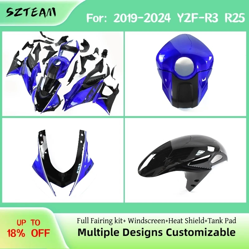 Blue Motorcycle Bod… - image