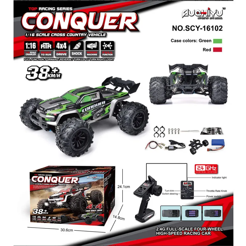 

Scy-16102 4wd Remote Control Vehicle 1:16 Pickup Climbing Car Pickup Off Road Vehicle Electric Model Children's Toys