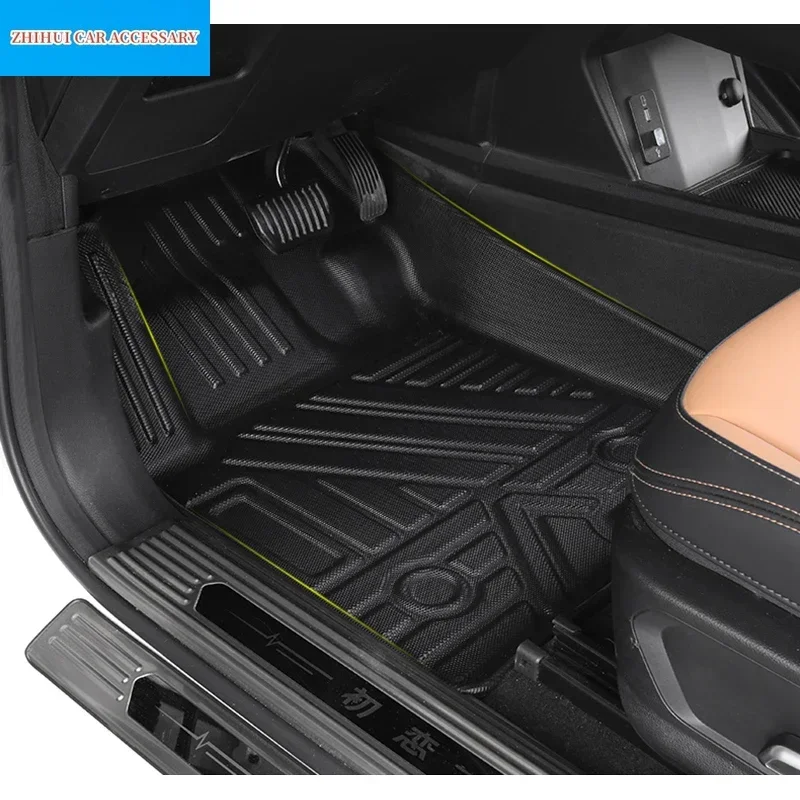 Car Floor Mats For GWM Haval Hover Jolion 2023 2022 2021 Double Layer Custom TPE Foot Pads Cover Interior Floorliner Accessories
