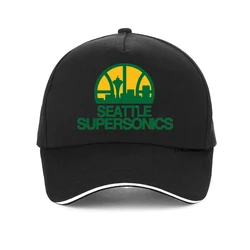 Fashion brand caps for men Seattle Supersonics Baseball Cap Cotton summer Breathable visor Snapback hats casquette