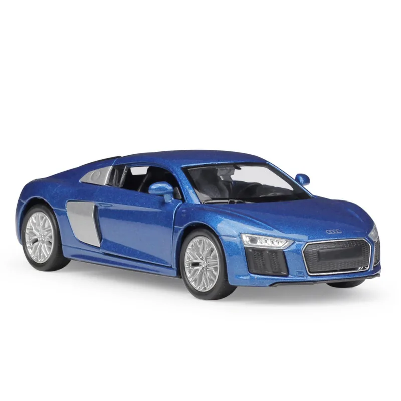 

WELLY 1:36 2016 Audi R8 V10 Alloy Luxury Vehicle Diecast Pull Back Car Model Goods Toy Collection