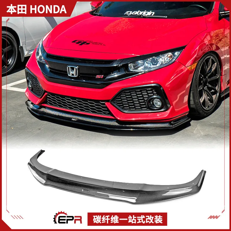 

Подходит для Honda 10-го поколения двухавтомобиля Civic FK7, модификация из углеродного волокна, передняя сумка для губ GRD, передняя лопата, подбородок.
