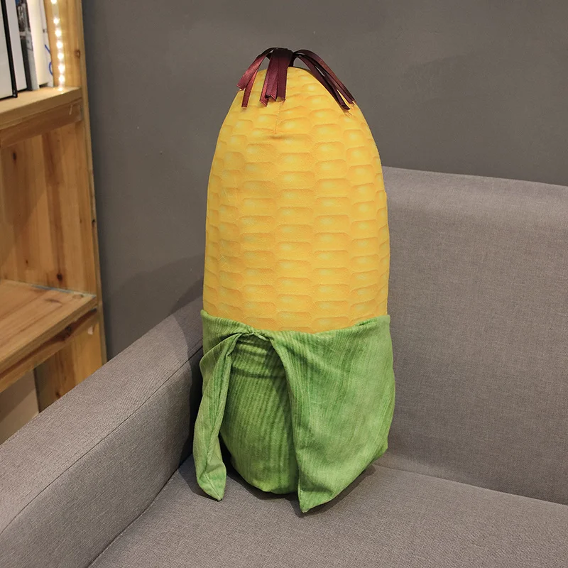 Hoạt Hình Nụ Cười Simluation Lạc Ngô Sang Trọng Đồ Chơi Dễ Thương Kawaii Rau Củ Thực Vật Gối Búp Bê Nhồi Bông Mềm Đồ Chơi Cho Trẻ Em Gái Tặng