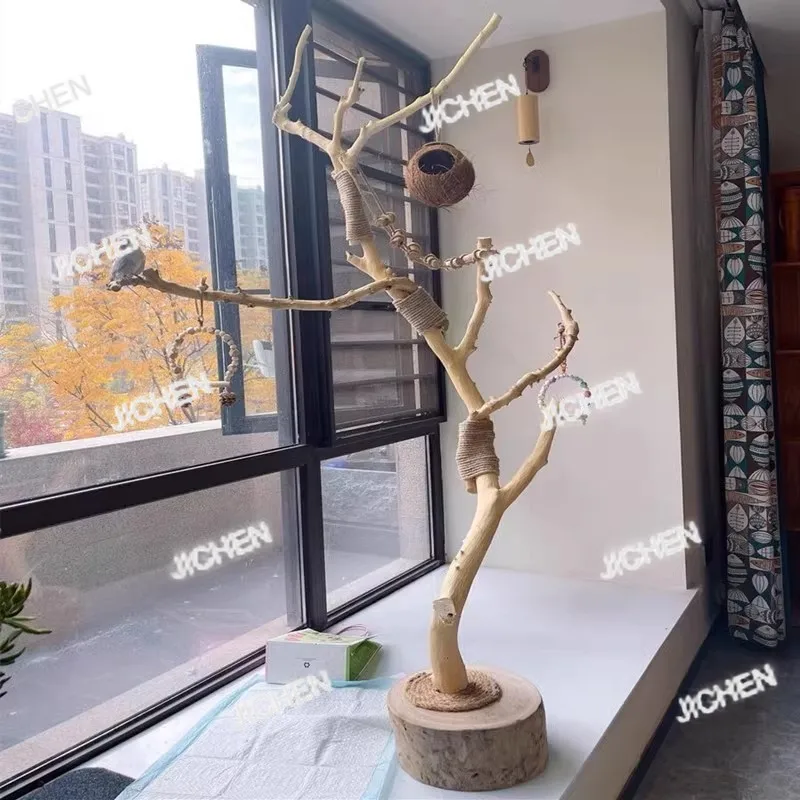 

JC подставка для птиц, подставка для попугая, разглаживающая птица, ветка, подставка для домашних животных