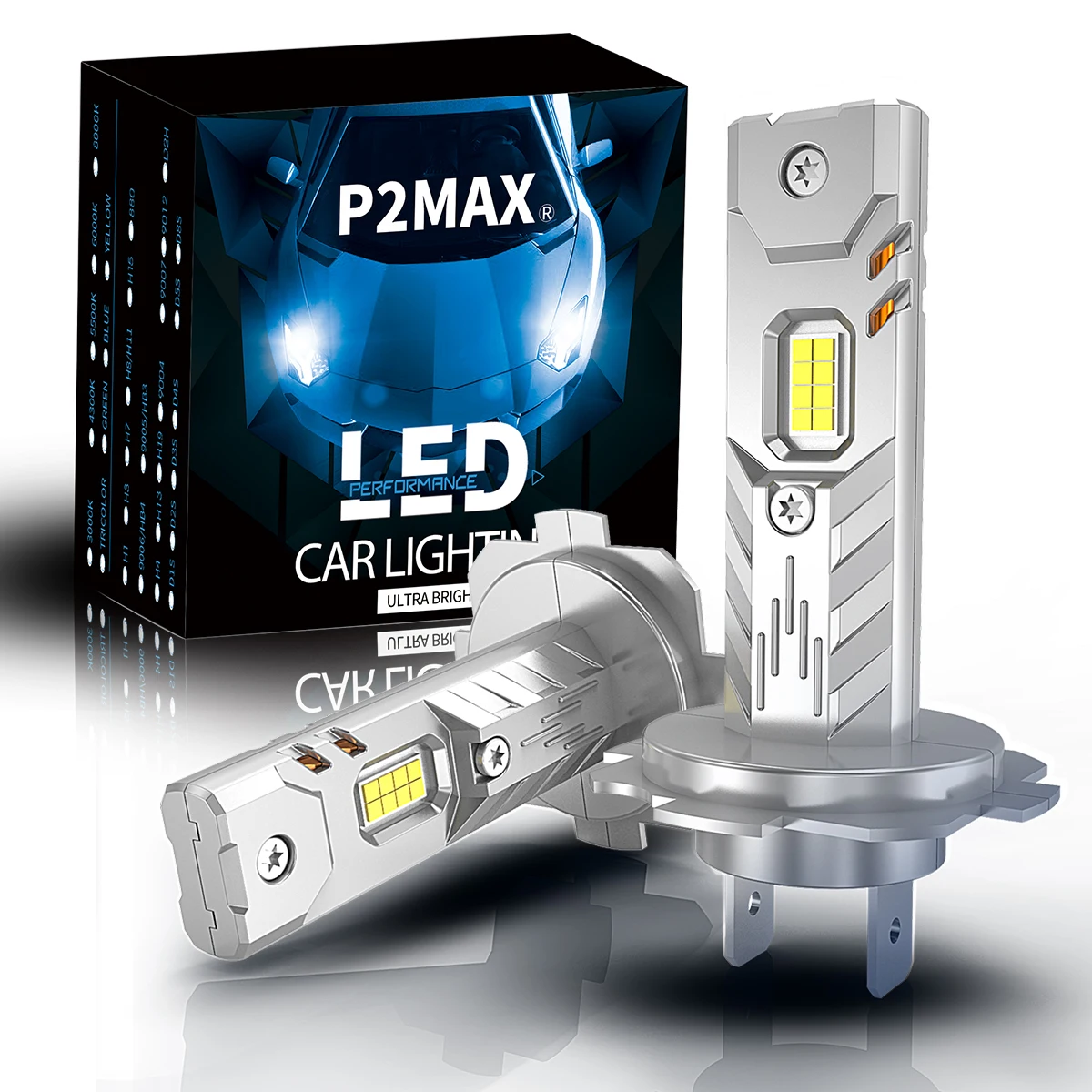 Ultra Leistungsstarke LED-Scheinwerferlampen H1 H4 H7 Universelle Auto-Scheinwerfer