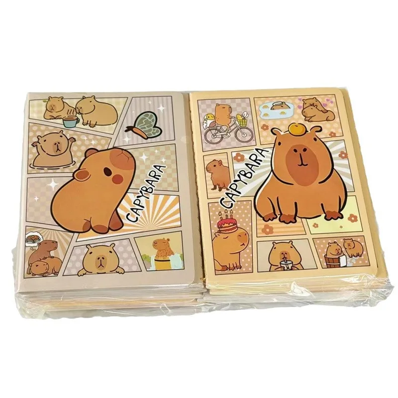 8pcs/lot Kawaii Capybara Notebook Cute Portable Note Book Diary Planner Stationery gift School Supplies