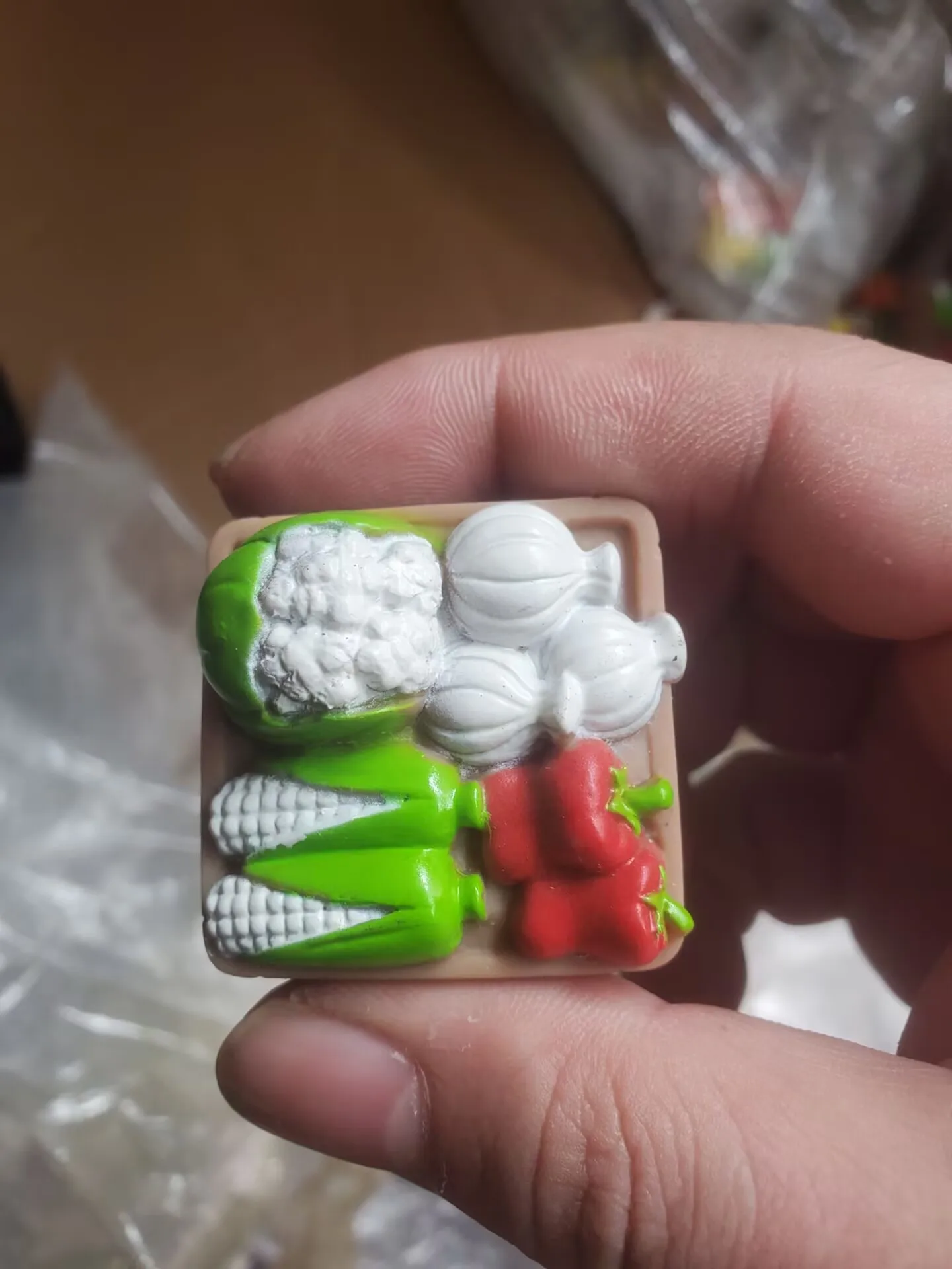 5pcs Landscape Creative Simulation Realistic Food Vegetable Doll House Landscaping Diy Decoration Accessories Small Ornaments