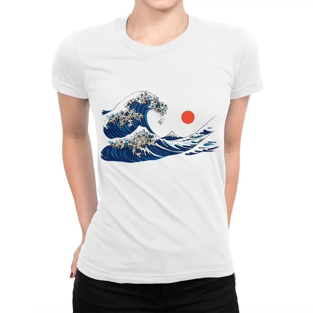 

Футболка The Great Wave Off Kanagawa Dogs, мужские и женские размеры Drsh 156.