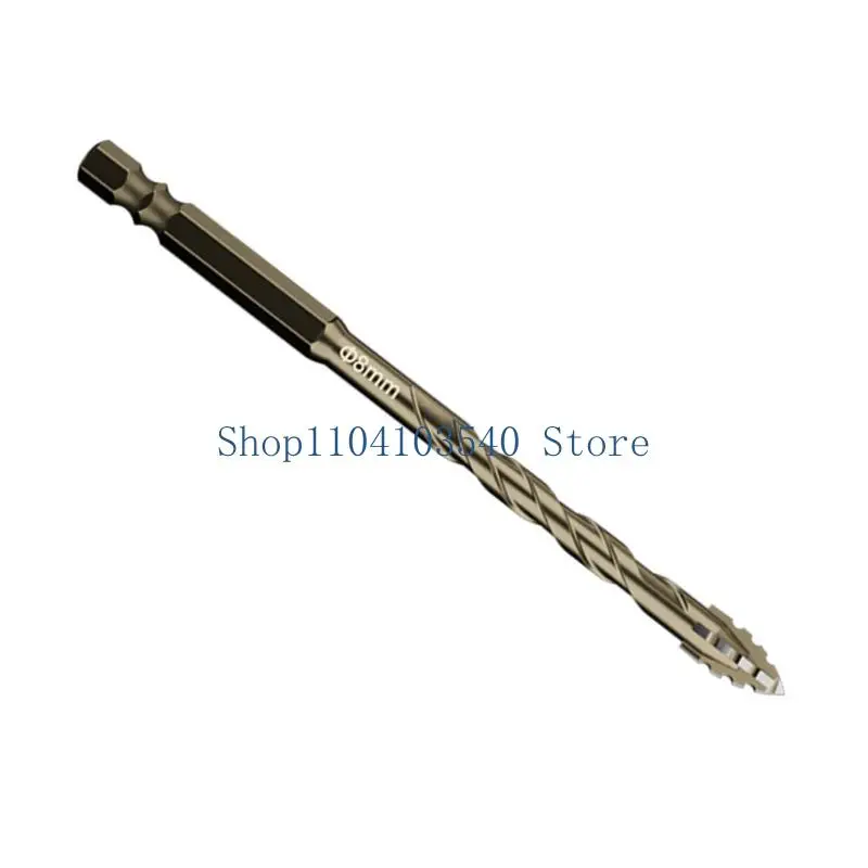 02dc Tile Glass Drill Bit High Four Barges Esscentric 4 Flutes Bit 6-12 mm.