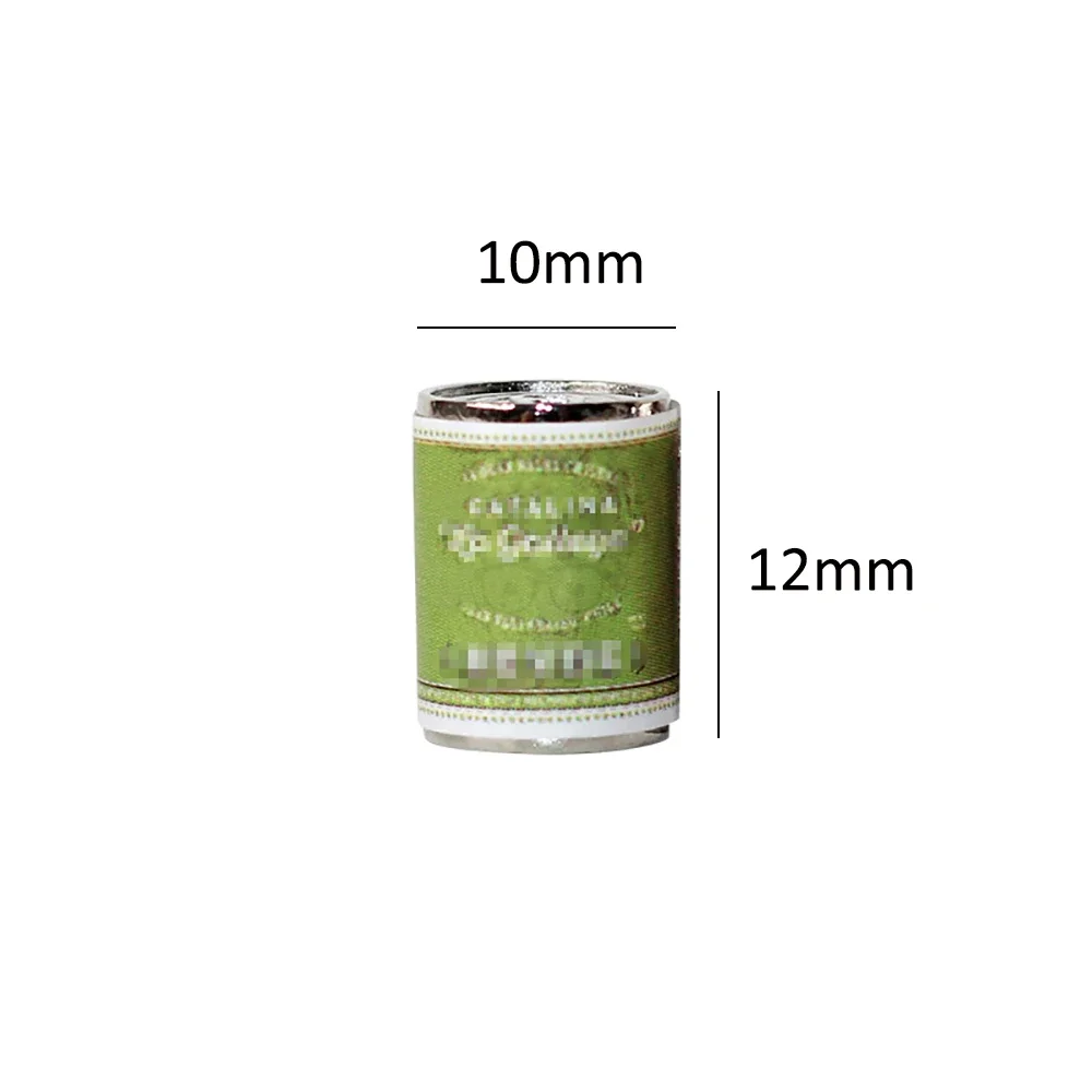 6Pcs 1/12 Dollhouse Accessories Mini Canned seasoning Model Miniature Ketchup Chili Sauce Doll House Decoration ob11 bjd