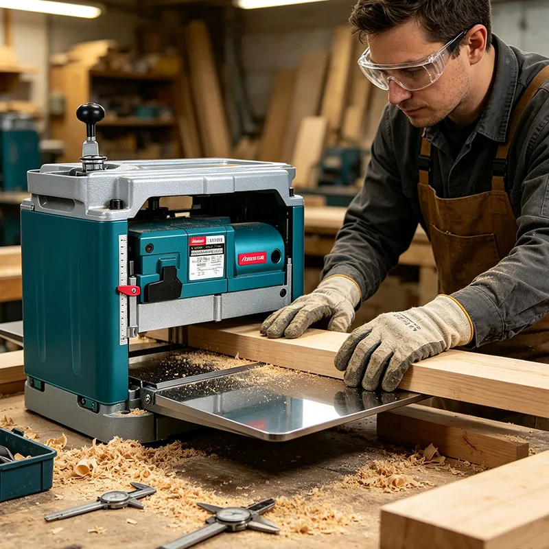 220V Electric Planer Woodworking Power Tool High-power Woodworking Planing Machine  Desktop Machinery Wood Planer