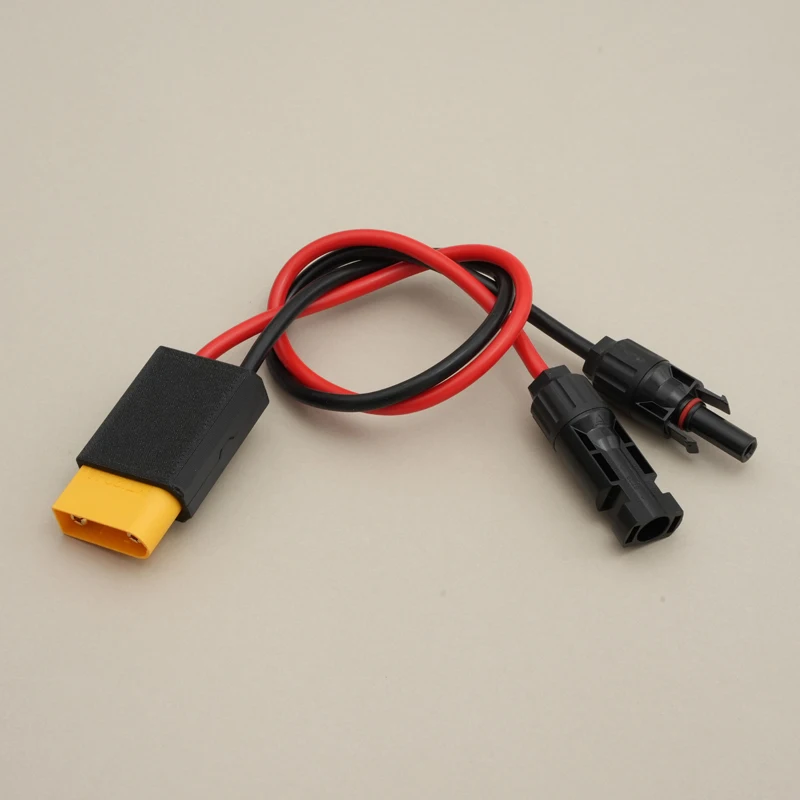1PCS 400W SDC to MC4 Charging Cable for DJI Power 1000 Mini Outdoor Power Station Adapter Cord Support 18V-30V Solar Panel Input