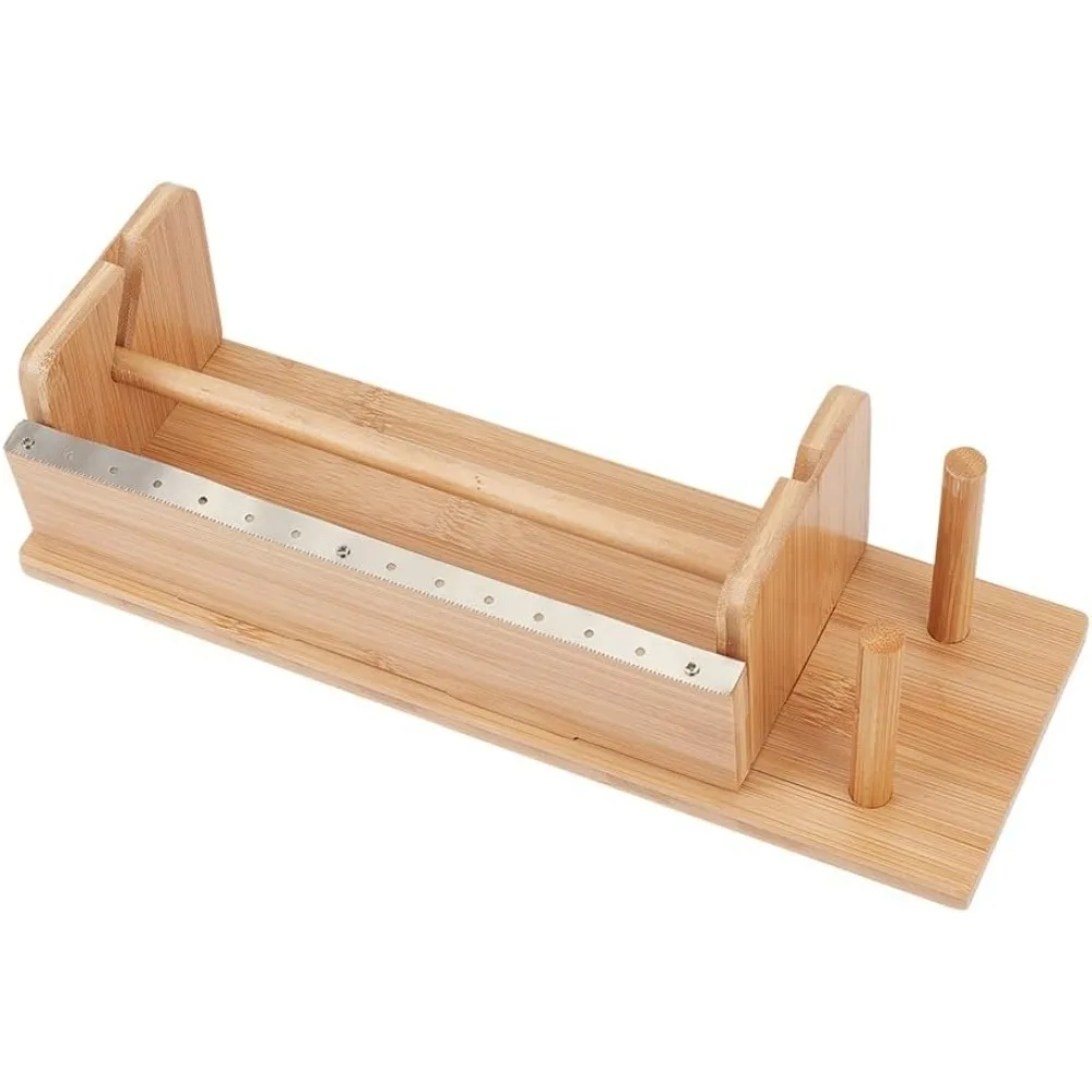 

Диспенсер для малярной ленты, бамбуковое дерево, держатель для нескольких лент, резак для малярной ленты, держатель для хранения рулонов ленты для рукоделия