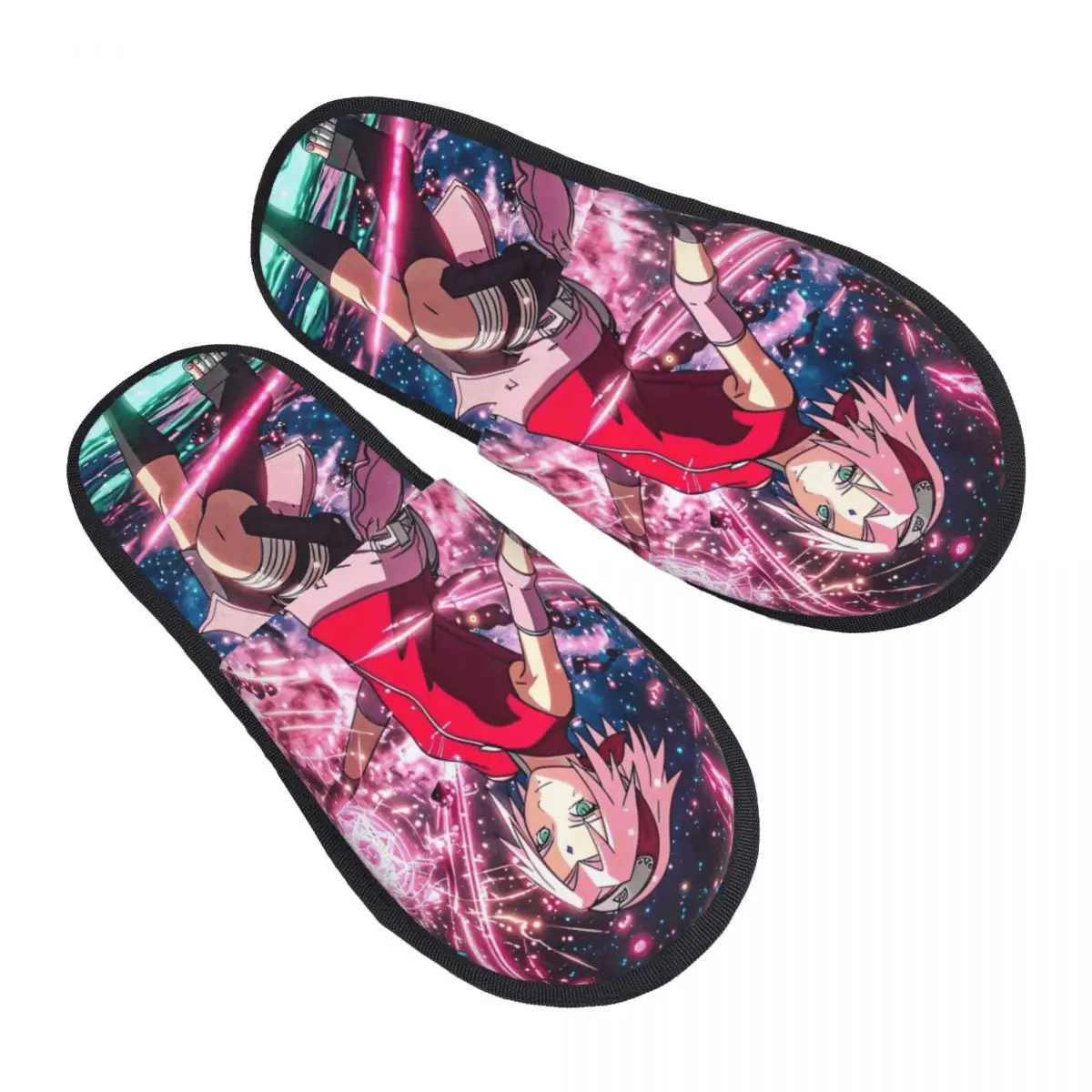 

Пользовательские аниме S-Sakuraes H-Harunoes Comic Japans, мягкие домашние тапочки из пены с эффектом памяти, женские уютные теплые нескользящие тапочки