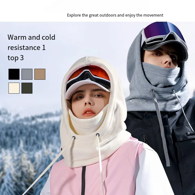 

Skiing Cycling Helmet Cap Set Women,Winter Outdoor Sports Warm Lightweight Cold Cycling Bib Mask Mask Set Head Cap,Cycling Hat