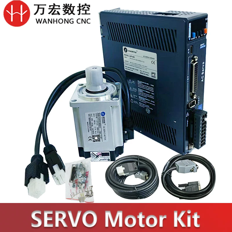 

Оригинальный серводвигатель Leadshine 400 Вт ACM1S-06004H2 Тип F1-M17 Series Комплект драйверов для гравировального станка