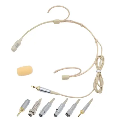 Los mejores auriculares SM52, micrófono inalámbrico para Sennheiser Shure AKG MiPro Mini, micrófono cardioide de 4 pines y 3 pines