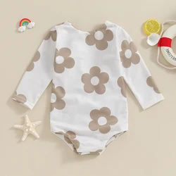 Infant Baby Girls Swimsuits Summer Floral Print Reversible Knot Jumpsuit Swimwear Beachwear Cute Toddler Bathing Suits 6M-4Y