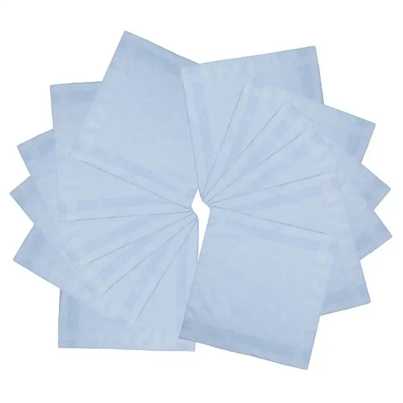 39bd Cotton Plain Saputen Untuk Semua Usia Besar Besar Handuk Handuk Facecloth Wanita Pria Bisnis Keringat Handuk Saku Square