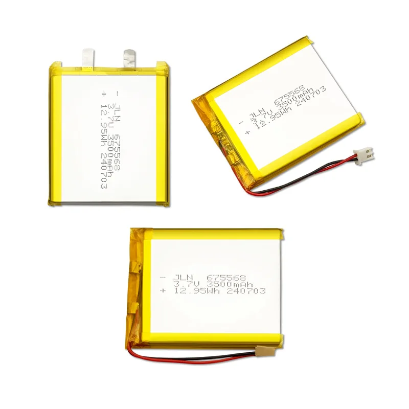 675568 3.7V Li-Po Battery 3500mAh for Massager Speaker Recording Penvideo Recorder Camera Rechargeable Batteries