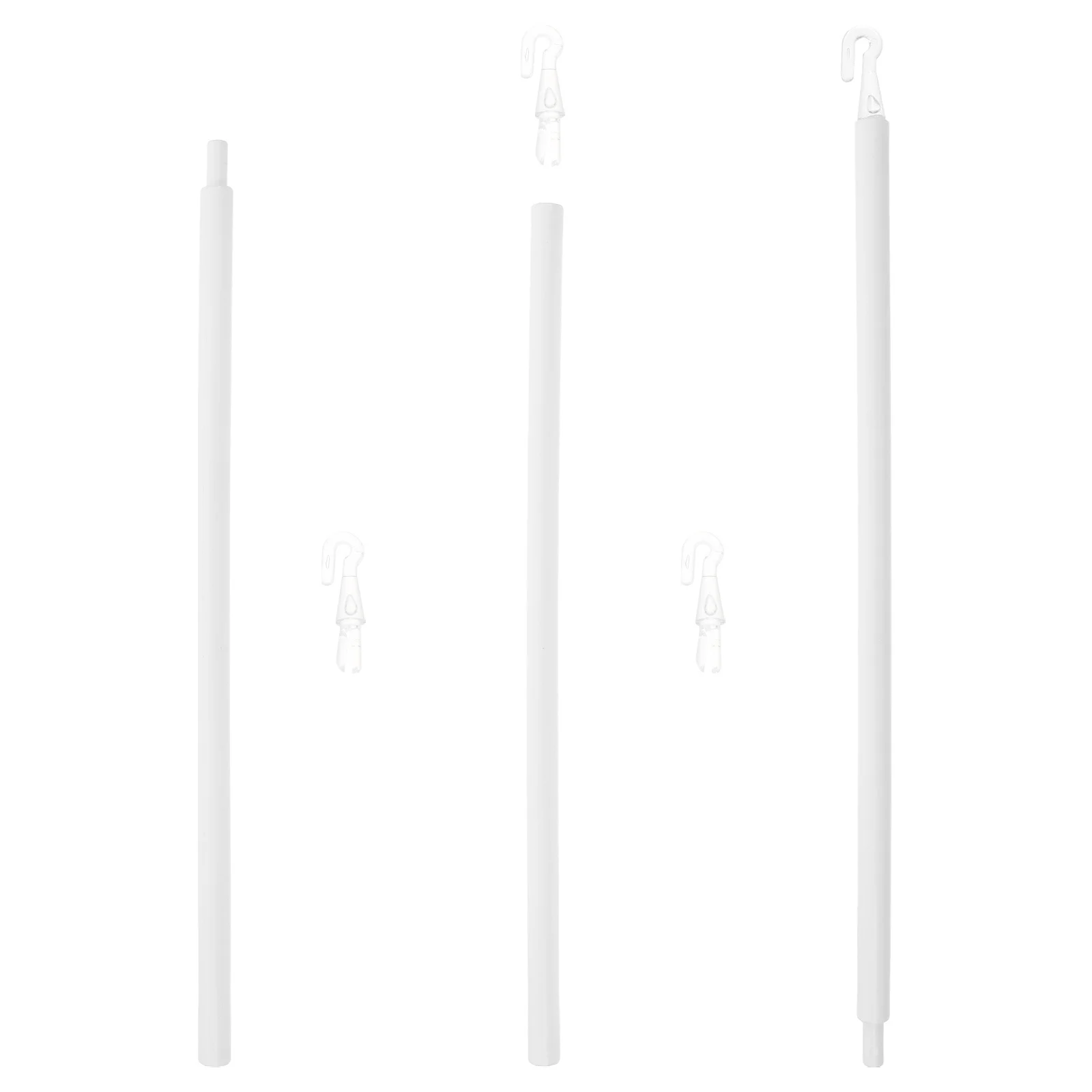 

1 set Curtain Accessories Blind Stick Replacement Hooks Easy Install No Tools Lightweight Plastic Blind Tilt Wand For Home