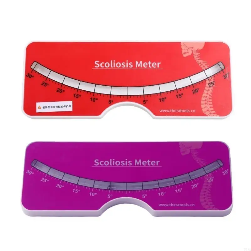 77JA Leichtes Skoliose -Messwerkzeug 0–30 ° Testbereich Genaue Daten zurück Wirbelsäulendiagnose Messgerät Skoliose -Tests