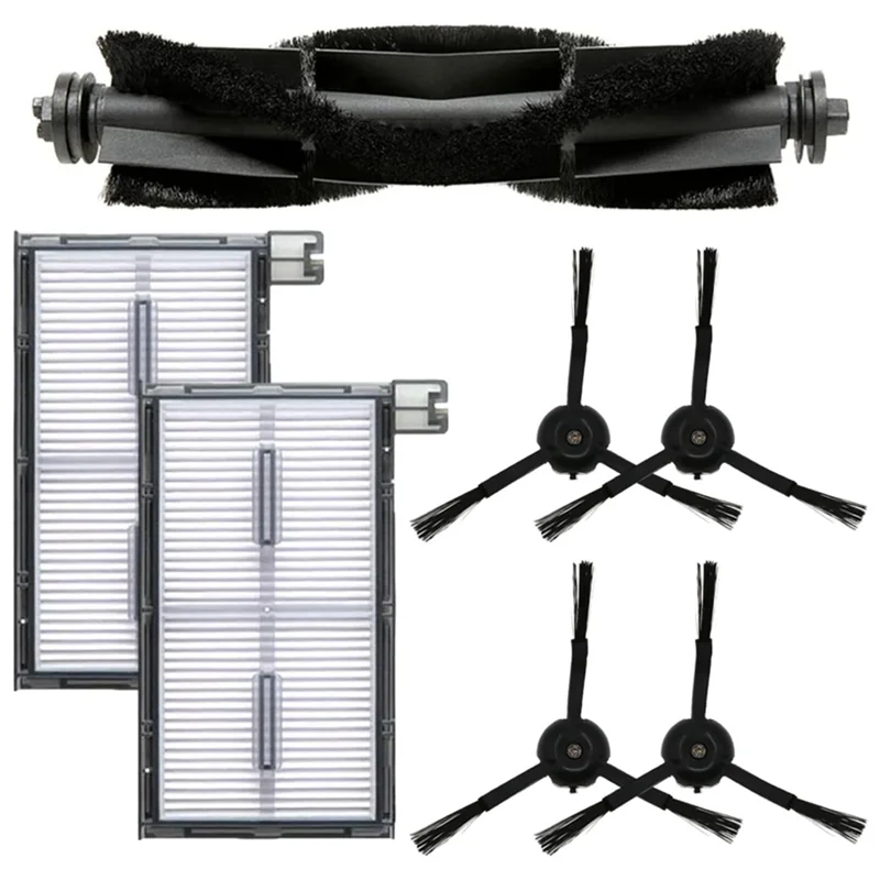 ل Eufy X8 Pro سلسلة جهاز آلي لتنظيف الأتربة استبدال أجزاء-الفرشاة الجانبية الرئيسية فلتر HEPA للطراز X8 Pro SES