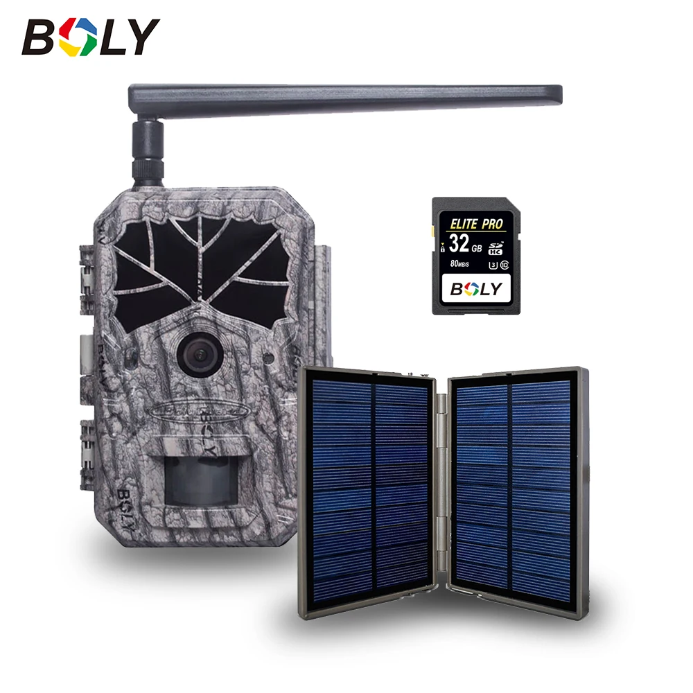 Boly BG636-48M 4G Lte Wireless Trail Game Wild Camera HD 1080P GPS 940nm Starlight Sensor DSLR Image Outdoor Security Camera