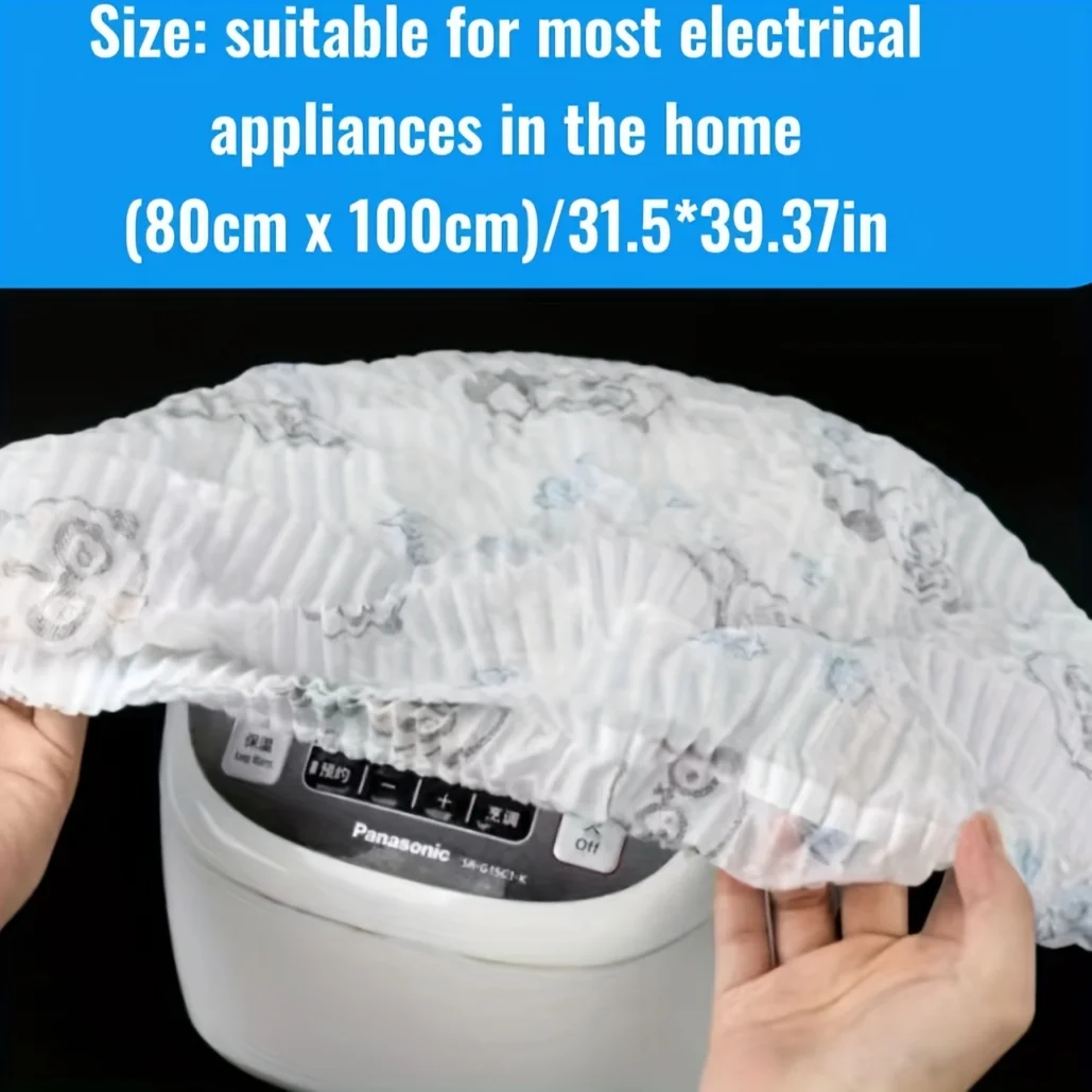 10 Stück/20 Stück extra große Staubschutzhülle, schützt vor Ölnebel, Schutzhülle für kleine Haushaltsgeräte, Aufbewahrungshülle für Haushaltsgeräte. – Detail 4