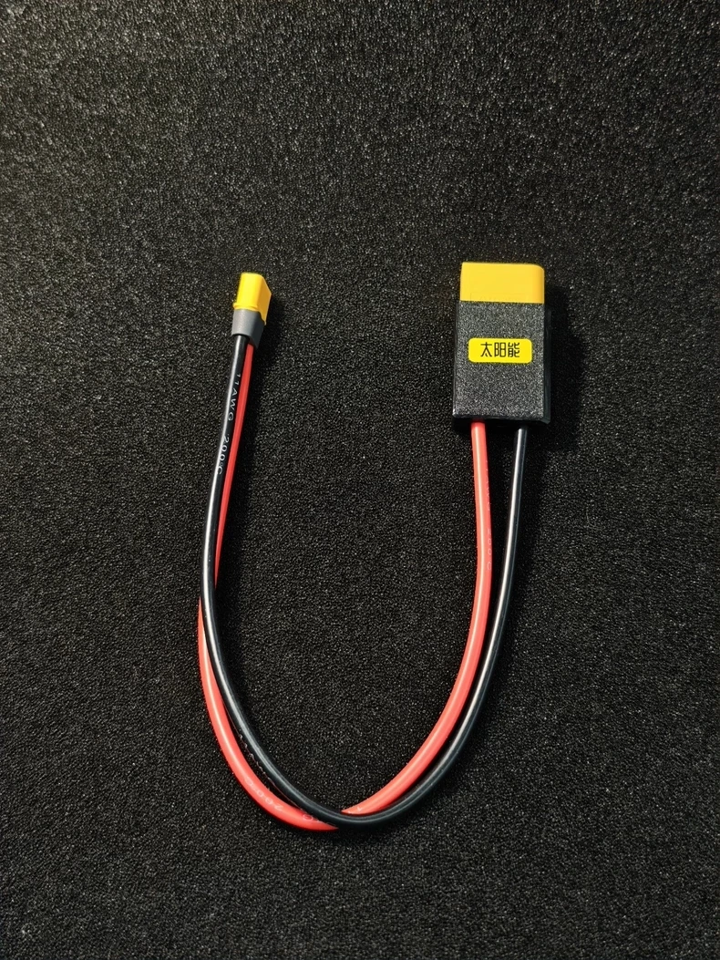 SDC Plug To XT60 Male Solar Panel Charging Cable 30V 400W for DJI POWER 1000 Mini Power Bank Battery Adapter Wire view 3