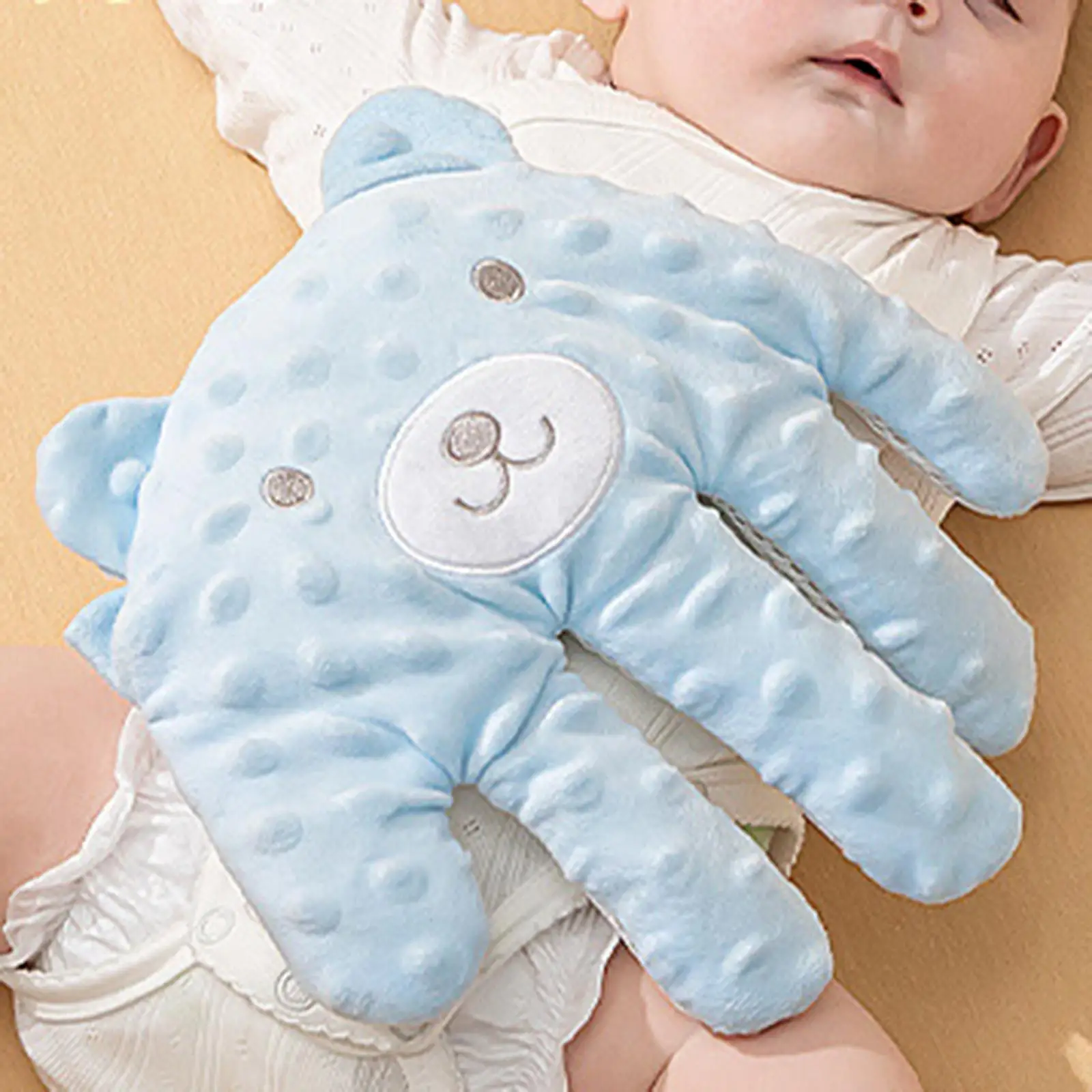 Baby Sleeping Palm Simulation Mother Palm Baby Sleep Automatic Beater for Infants Baby 1 2 3 Years Soft Soothing Hand Pillow